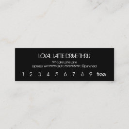 Tarjeta De Fidelización Loyalty Latte Mini Loyalty Drive