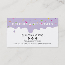 Tarjeta De Fidelización LOYALTY REWARDS goteo espolvoreo violeta