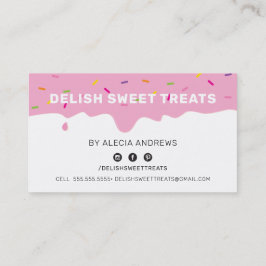 Tarjeta De Fidelización LOYALTY REWARS lindo goteo de helado