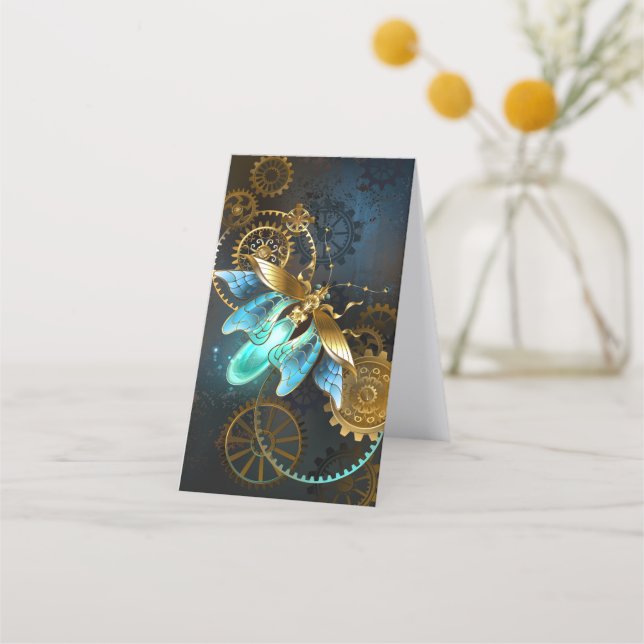 Tarjeta De Fidelización Luciérnaga de Steampunk (Reverso)