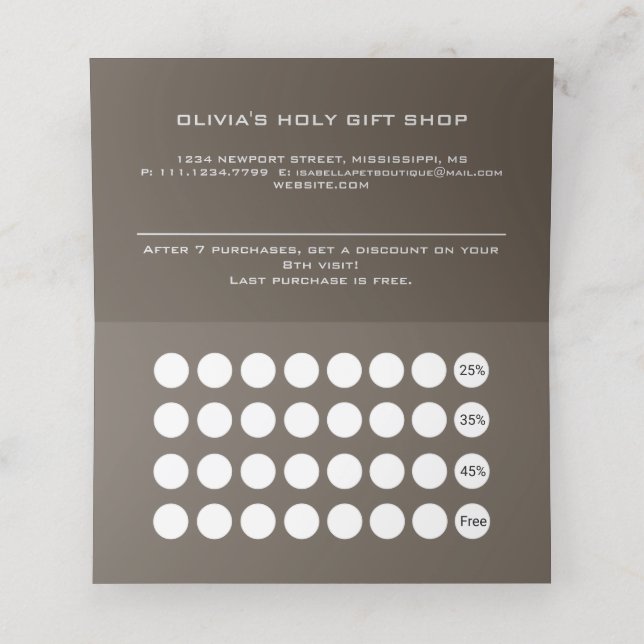 Tarjeta De Fidelización Madonna vintage y niño con marco plateado (Interior desplegado)