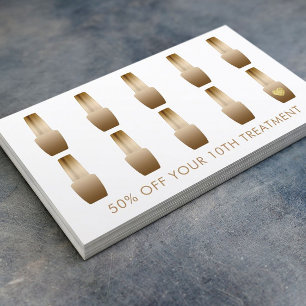 Tarjeta de fidelización Manicurista del artista