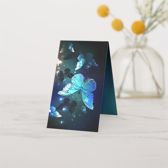 Tarjeta De Fidelización Mariposa nocturna fluida (Anverso)