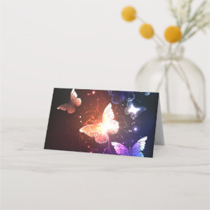 Tarjeta De Fidelización Mariposas nocturnas brillantes