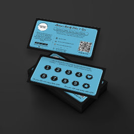 Tarjeta De Fidelización Modern Blue Business Rewards Promo ofrece al clien