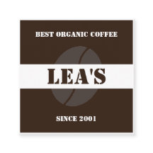 Moderna y elegante café frijol