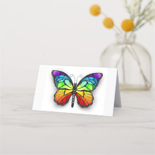 Tarjeta De Fidelización Monarca de mariposa arcoiris