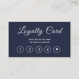 Tarjeta De Fidelización Navía de guiones modernos simple