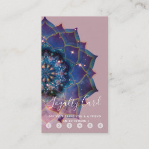 Tarjeta De Fidelización Nebula Bloom Mandala