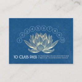 Tarjeta De Fidelización Nombramiento de Lealtad de Clase de Yoga Studio Lo