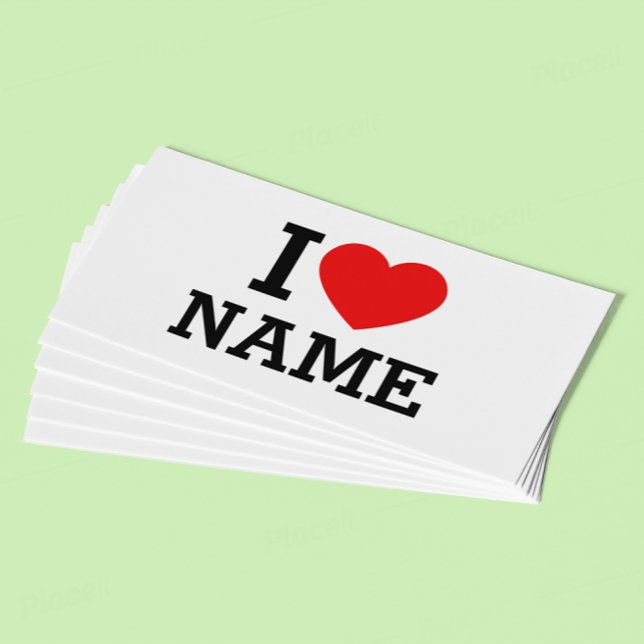 Tarjeta De Fidelización Nombre del corazón (Subido por el creador)