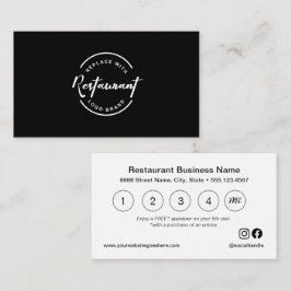 Tarjeta De Fidelización Oferta de aperitivo gratis en la aplicación de rec