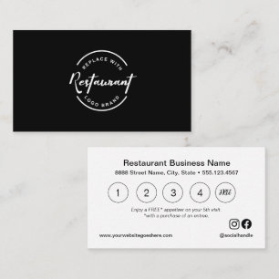 Tarjeta De Fidelización Oferta de aperitivo gratis en la aplicación de rec