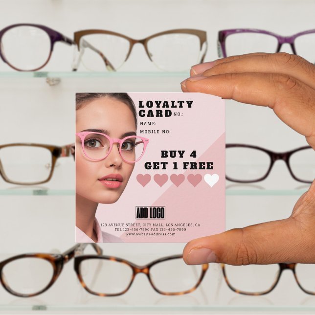 Tarjeta De Fidelización Optometrist Eyewear Business (Subido por el creador)