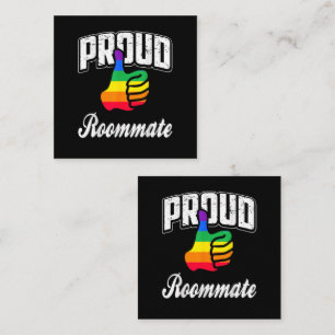 Tarjeta De Fidelización Orgullo gay de compañero de cuarto