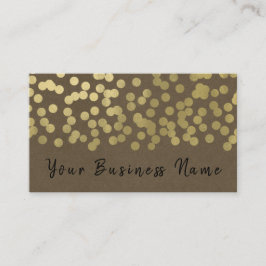 Tarjeta De Fidelización Oro Moderno Chic Rústico Kraft Lealtad del Cliente