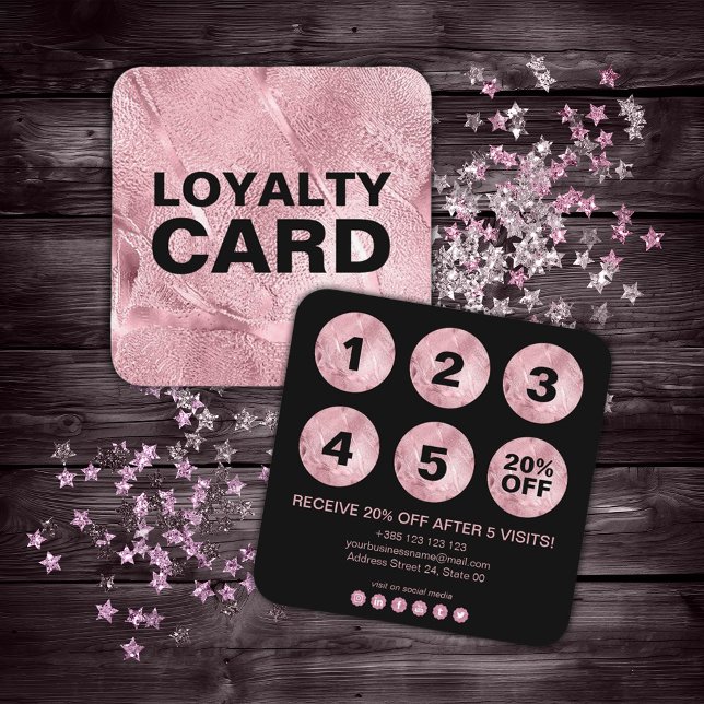 Tarjeta De Fidelización Paint Glossy Paint Elegante (Subido por el creador)