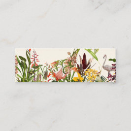 Tarjeta De Fidelización Paisaje botánico tropical.