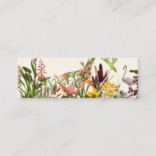 Tarjeta De Fidelización Paisaje botánico tropical.