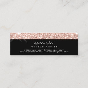 Tarjeta De Fidelización Palo negro subió belleza del maquillaje del