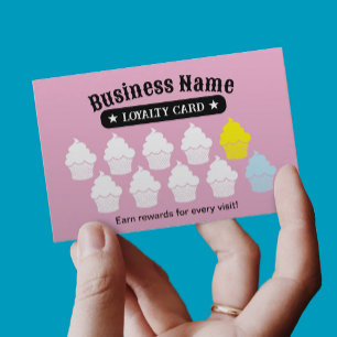 Tarjeta De Fidelización Panadería de pasteles de torta dulce fidelidad del