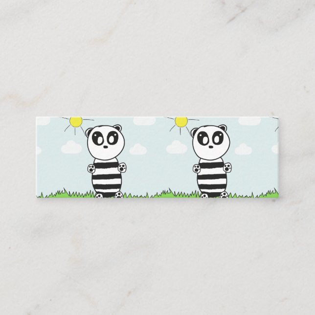 Tarjeta De Fidelización Panda Kids (Anverso)