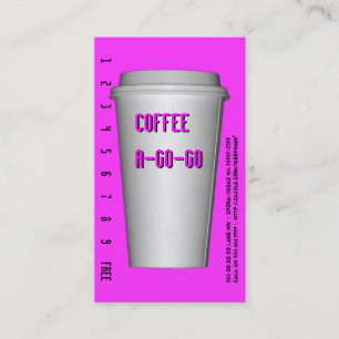 Tarjeta De Fidelización Para ir taza Uno-Ir-Vaya