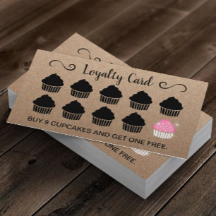 Tarjeta De Fidelización Pasteles pastelería Panadería Lealtad Recompensa K