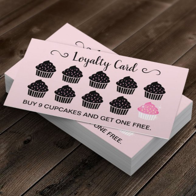 Tarjeta De Fidelización Pasteles pastelería Panadería Rubor Recompensa fid (Subido por el creador)