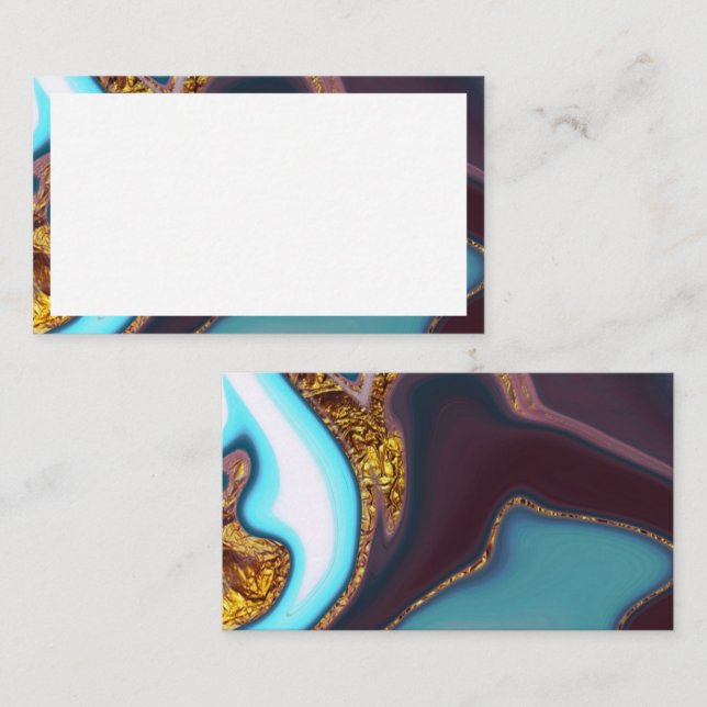 Tarjeta De Fidelización patrón abstracto. (Anverso / Reverso)