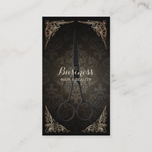 Tarjeta De Fidelización Perforación de fidelidad con estilo de cabello (Anverso)