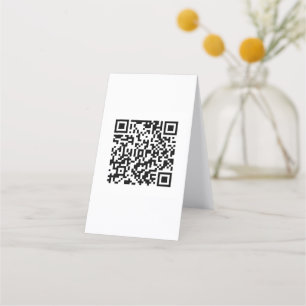 Tarjeta De Fidelización Personalizado de negocio de código QR