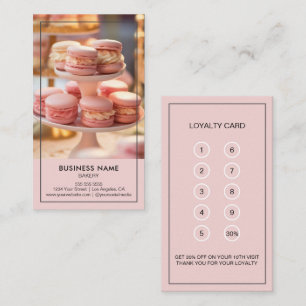 Tarjeta De Fidelización Personalizado Panadería pastelería