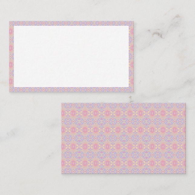 Tarjeta De Fidelización pink (Anverso / Reverso)