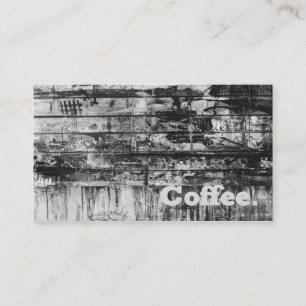Tarjeta De Fidelización Pintura de goteo Café Mínimo Simple Estilo R