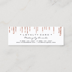 Tarjeta De Fidelización Pizca subió corazón de la belleza del maquillaje