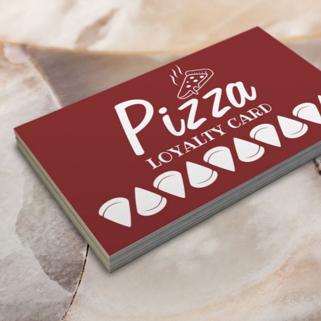Tarjeta De Fidelización Pizza Pasta Restaurant Loyalty Cards (Subido por el creador)
