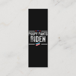 Tarjeta De Fidelización Poopy Pants Biden
