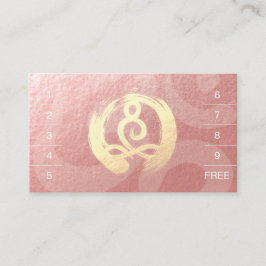 Tarjeta De Fidelización Pose Zen Pose de Meditación de Pose