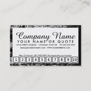 Tarjeta De Fidelización programa americano de la lealtad de la belleza