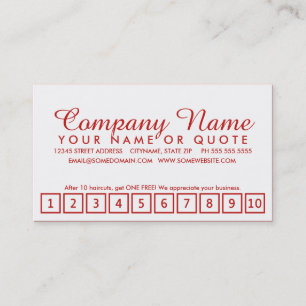 Tarjeta De Fidelización programa de la lealtad del estilo del emo