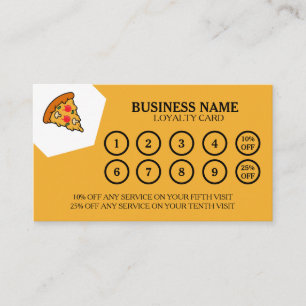 Tarjeta De Fidelización Programa de marketing de salón de restaurante Loy
