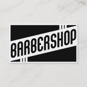 Tarjeta De Fidelización programa retro de la lealtad de la barbería