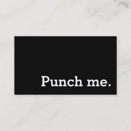 Tarjeta De Fidelización Punch Me Simple Dark Loyalty Coffee Punch Card