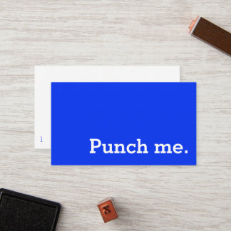 Tarjeta De Fidelización Punch Me Simple Dark Loyalty Coffee Punch-Card