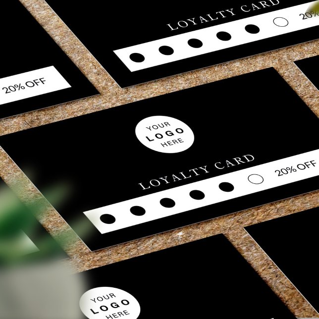 Tarjeta De Fidelización Punch profesional del logotipo empresarial (Subido por el creador)