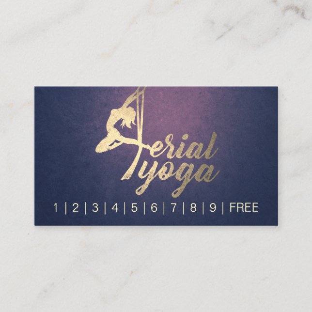 Tarjeta De Fidelización Puntuación aérea de lealtad del instructor de medi (Anverso)