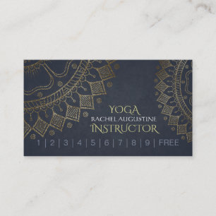 Tarjeta De Fidelización Puntuación de lealtad del instructor de meditación