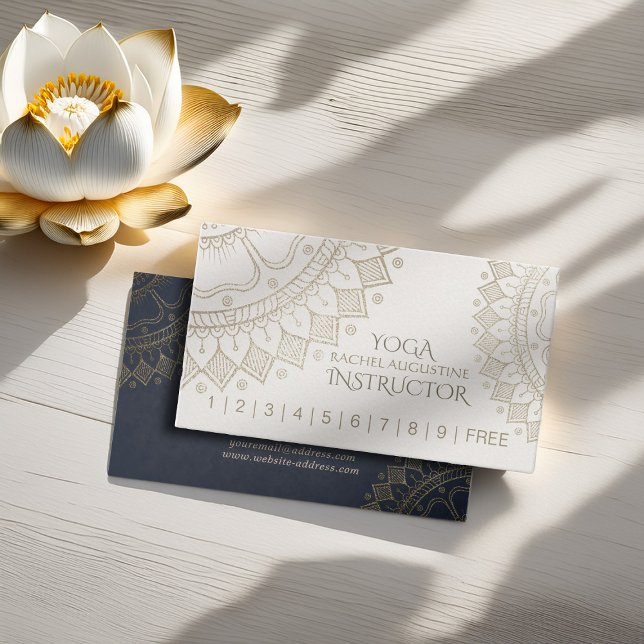 Tarjeta De Fidelización Puntuación de lealtad del instructor de meditación (Subido por el creador)