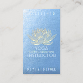 Tarjeta De Fidelización Puntuación de lealtad del instructor de meditación